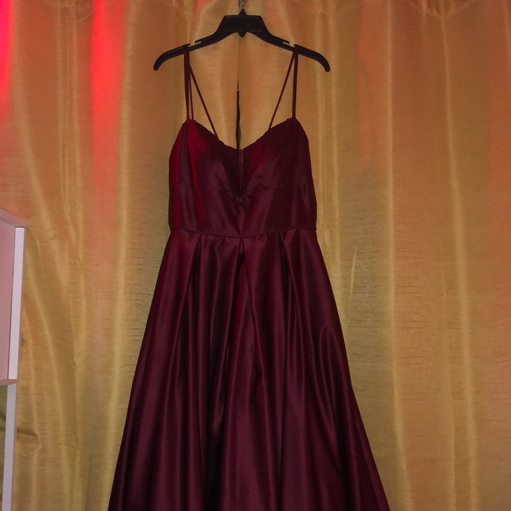 Burgundy Prom Dress